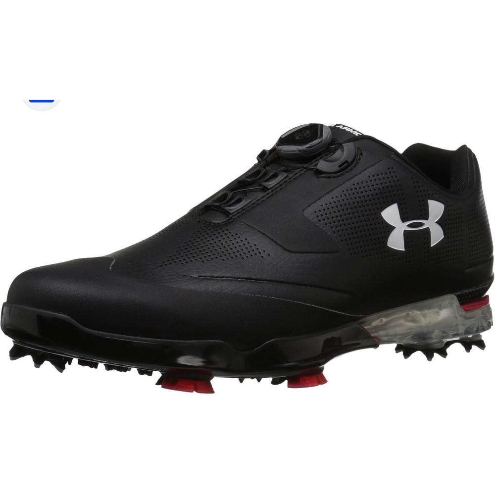 Under Armour Spieth One BOA Golf Shoes Black Spiked Mens 7